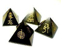 Black Tourmaline Reiki Healing Pyramid