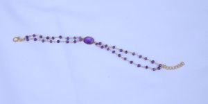Amethyst Beaded Bracelet