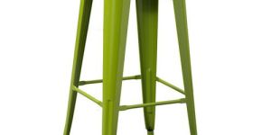 Green Metal Bar Stool