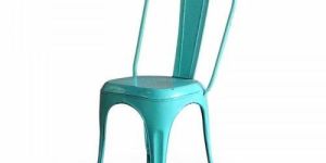 Light Green Color Metal Chair
