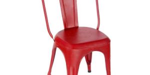 Red Color Metal Chair