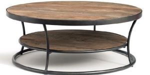 Wooden Round Coffee Table