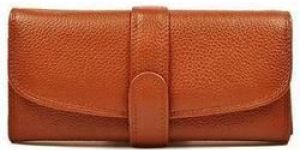 Leather Plain Wallet