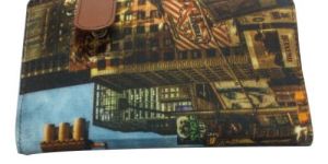 Leather Printed Wallet