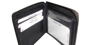 Leather Zipper Wallet