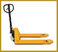 Low Profile Pallet Truck Silver Galvanized Pump