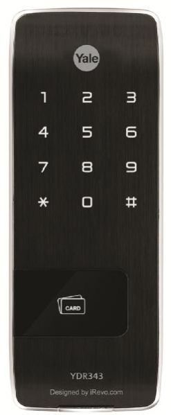 Yale Digital with RF Smart Chip  Rim Lock YDR 343
