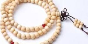 White Sandal Wood Mala