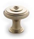 Cabinet Knob in Polished in  Brass