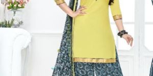 Ladies Flavour Presents Yellow Patiala Salwar Suit