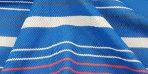 Auto Stripe Pique Fabric