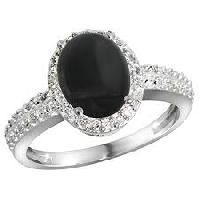 Natural Black Onyx Ring