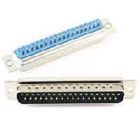 37- Pin- D Type- Male- Straight Connector