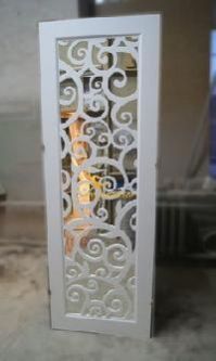 MDF Door with Net Work Designed