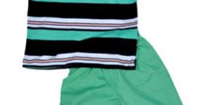 Boys Green Polo T-Shirt & Capri Set