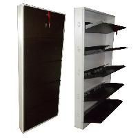 Five Door Wall Mounted Metal Shoe Racks