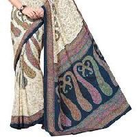 Printed Crepe Saree