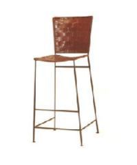 Iron Leather Stool