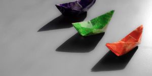 Decorative Paper Boats
