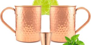 Copper Glass with Mug Set