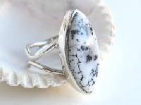 Dendritic Opal Ring