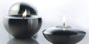 Black Tealight Candle Holder