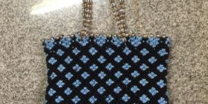 Hand Bag with Beads