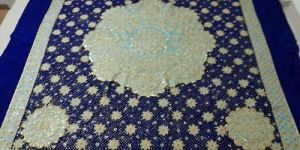 Blue Embroidered Rumala Sahib