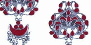 Designer Stud Afghani Earrings