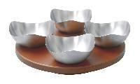 Revolving Snacks Tray Bowl