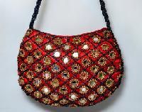 Mirror Work Silk Bag