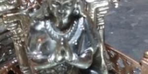 Metal Goddess Statue
