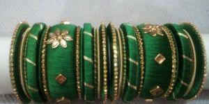 Green Golden Bangles