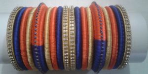 Orange Blue Bangles