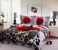 Floral Queen Size Bed Sheet