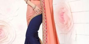 Exquisites Blue Color Party Wear Saree