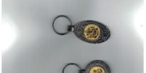 Metal Double Plating Keyring