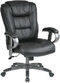Black Leather Office Chair