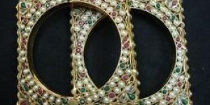 Gold Plated Antique Bangles
