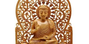 Wooden Buddha Statue