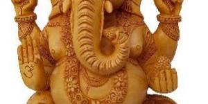 Wooden Ganesha Statues