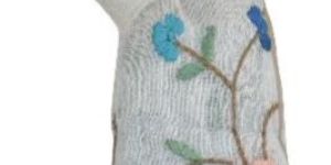 Hand Embroidered Linen Scarves