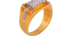 Melancholy Diamond Gold Ring