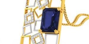 Snapper Girl Diamond Gold Pendant