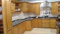 Wood Modular Kitchen Shutters