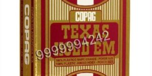 Copag Texas Hold'em Red Black Gambling Props Cards