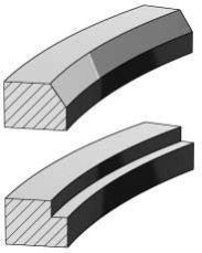 Stepped Compression Ring