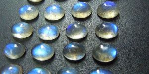 Blue Labradorite 6x8mm Cabochon