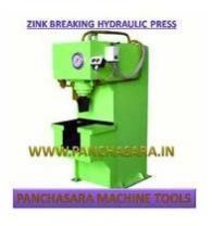 Hydraulic Zink Breaking Press