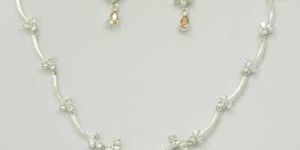 Sterling Silver Necklace Set